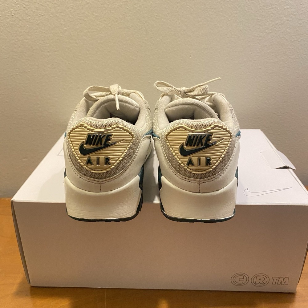 Nike By You Air Max 90 Forest Green White Grey CT3621-991 Men Sz 6.5 Women Sz 8‎ - Picture 3 of 9